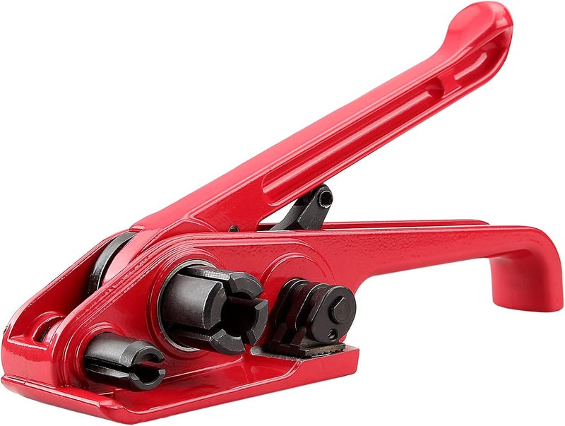 Gresdent Poly Strapping Tensioner & Cutter Manual Banding Tools Windlass for 1/2" -3/4" Width Polyester Polyproplyn Strap - Image 1